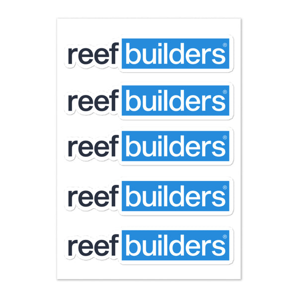 Reef Builders Sticker Sheet
